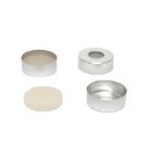 安谱 钳口顶空样品瓶20mm SPME专用蓝色磁性金属盖、含PTFE/硅胶隔垫、15mm
