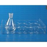 10 50 100 250ml孔茄形瓶架 有机玻璃茄型烧瓶架旋蒸瓶架 可定制